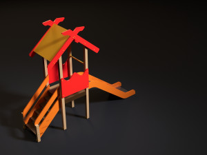 childrens slide Model 3D