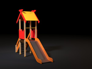 childrens slide Model 3D