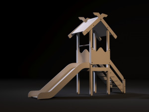 childrens slide Model 3D