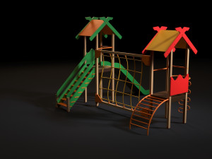 playground 3D 模型