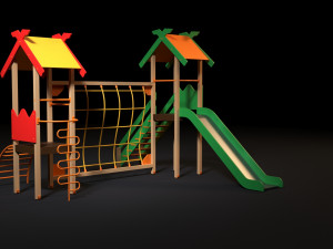 playground 3D 模型