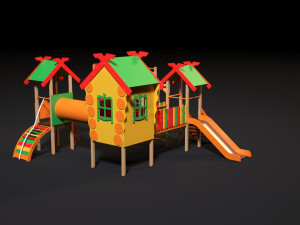 childrens play complex 3D 模型