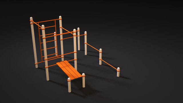workout 8 Model 3D .c4d .max .obj .3ds .fbx .stl .blend 