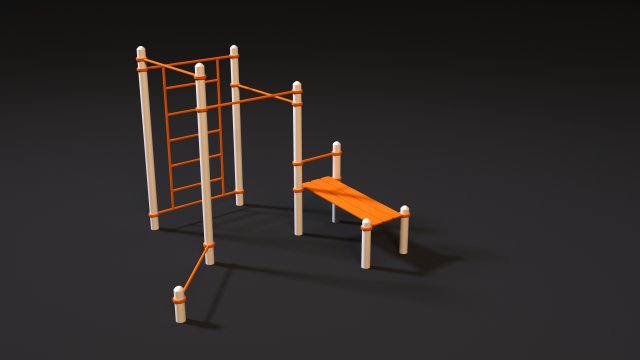 workout 9 3D Model .c4d .max .obj .3ds .fbx .stl .blend 