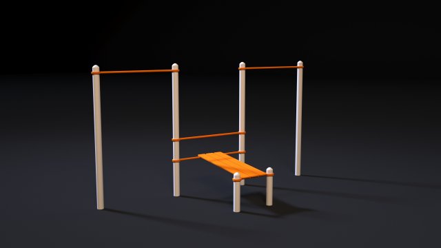 workout 11 3D Model .c4d .max .obj .3ds .fbx .stl .blend 