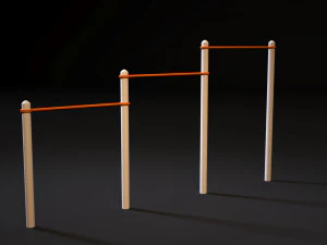 workout playground set 3D Model