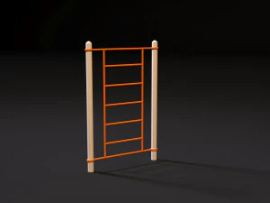 workout playground set 3D Model