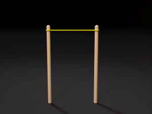 workout playground set 3D 模型