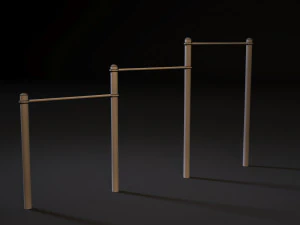 workout playground set 3D Model