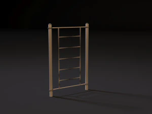 workout playground set 3D Model