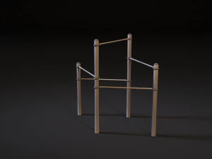 workout playground set 3D Model
