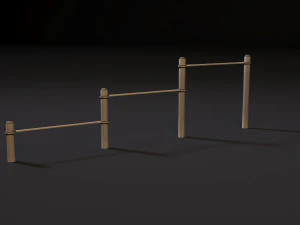 workout playground set 3D Model