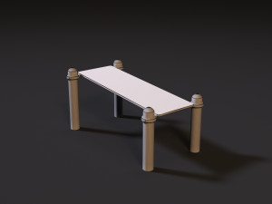 workout playground set 3D 模型