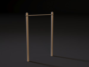 workout playground set 3D 模型