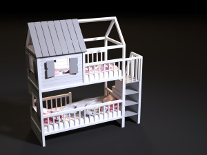 baby bed 1 Modèle 3D