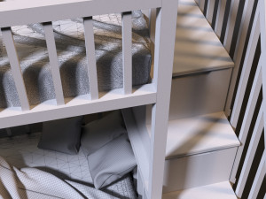 baby bed 2 Modelo 3D