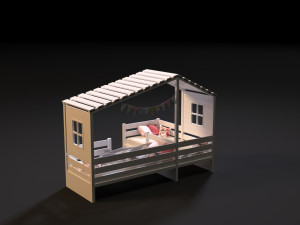 baby bed 3 Modelo 3D