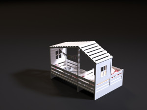 baby bed 3 Modelo 3D