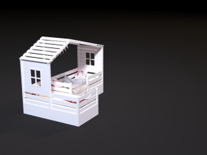 baby bed 3 Modelo 3D