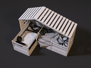 baby bed 3 Modelo 3D