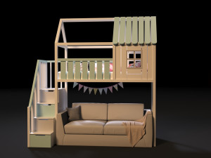 baby bed 5 Modelo 3D