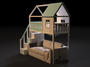 baby bed 5 Modelo 3D