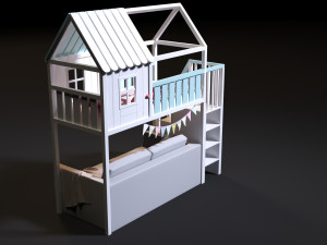 baby bed 5 Modelo 3D