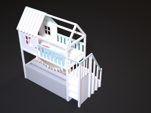 baby bed 5 Modelo 3D