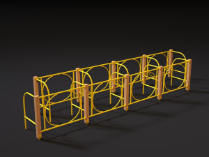 sports complex 4 3D Model