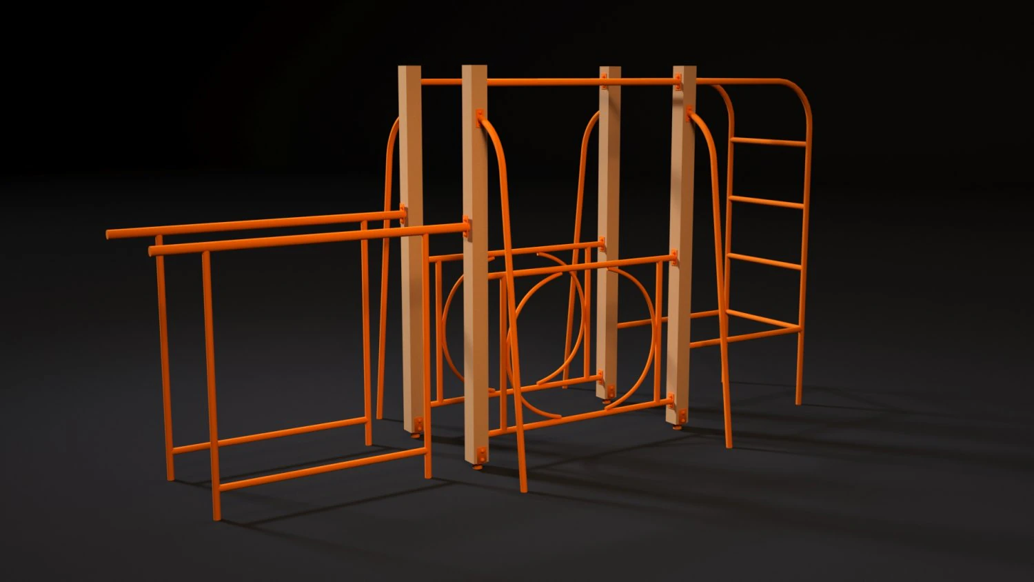 sports complex 5 3D Model .c4d .max .obj .3ds .fbx .stl .blend