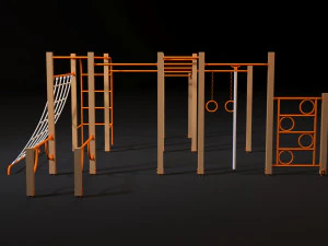 complesso sportivo 8 Modello 3D