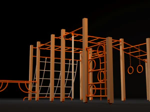 complesso sportivo 8 Modello 3D