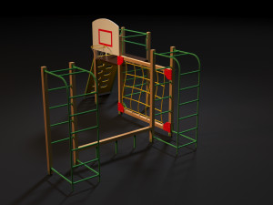 sports complex 9 3D Model