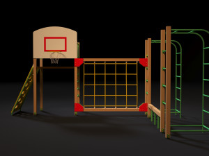 sports complex 9 3D Model