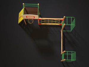 sports complex 9 3D Model