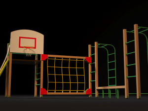 sports complex 9 3D Model