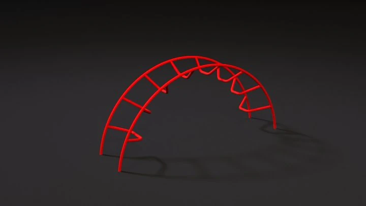 sports complex 14 3D Model .c4d .max .obj .3ds .fbx .stl .blend