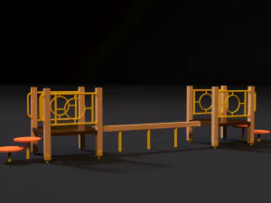 complexe sportif 20 Modèle 3D