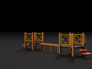 sports complex 20 Model 3D