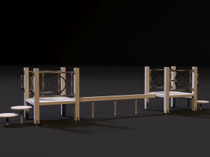 sports complex 20 Model 3D