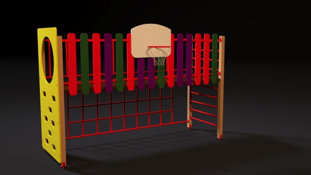 sports complex 21 3D Model .c4d .max .obj .3ds .fbx .stl .blend 