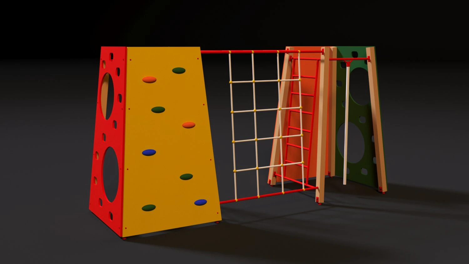 sports complex 23 3D Model .c4d .max .obj .3ds .fbx .stl .blend 