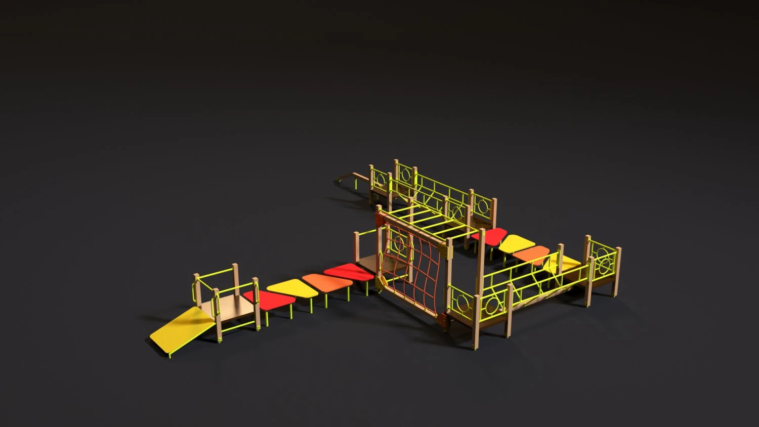 sports complex 24 3D Model .c4d .max .obj .3ds .fbx .stl .blend 
