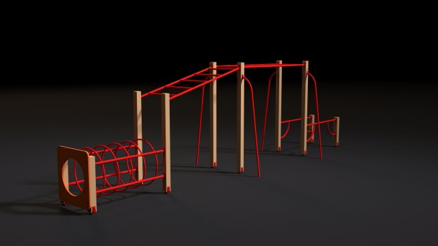 sports complex 26 3D Model .c4d .max .obj .3ds .fbx .stl .blend 