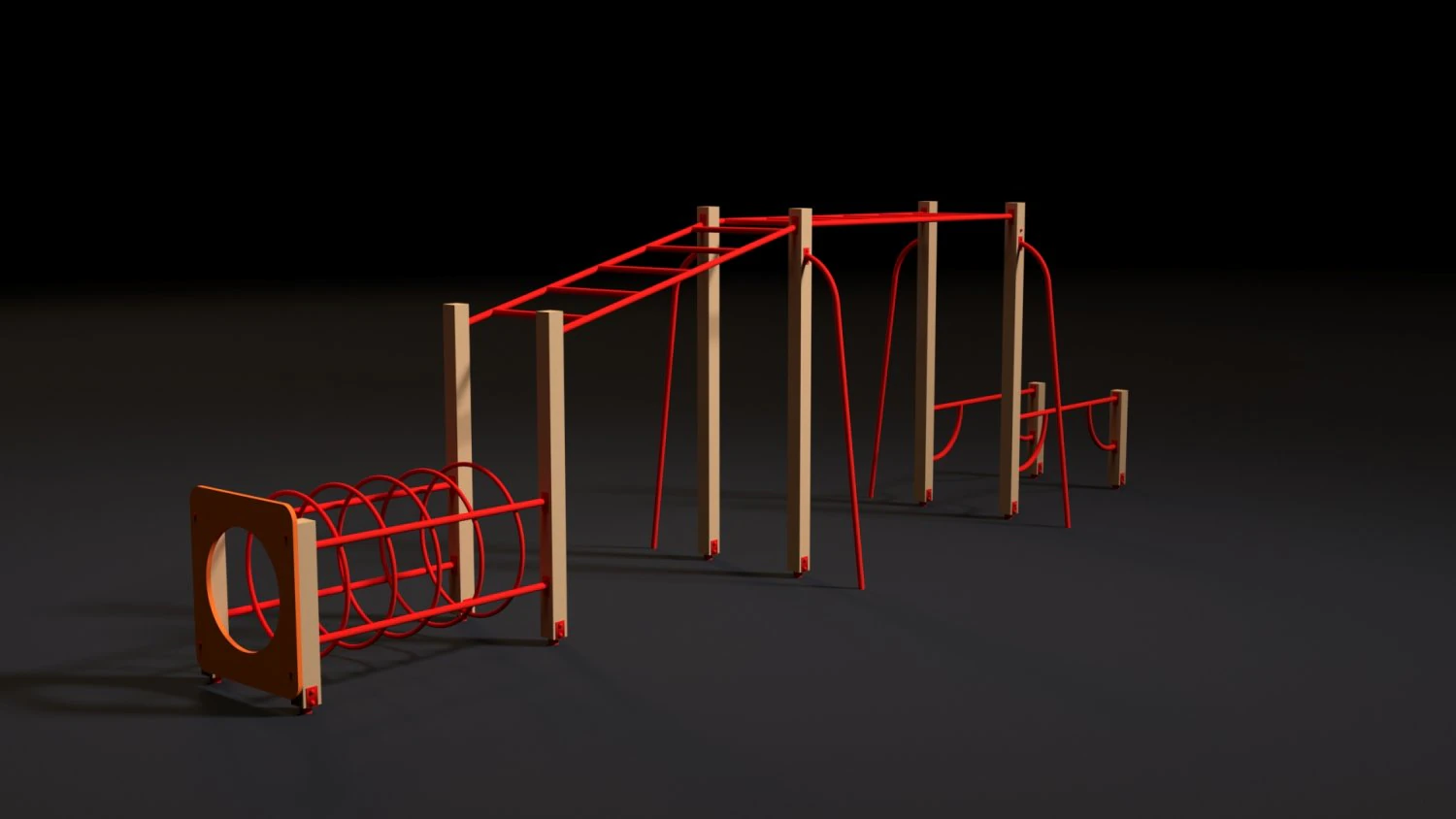 sports complex 26 3D Model .c4d .max .obj .3ds .fbx .stl .blend 