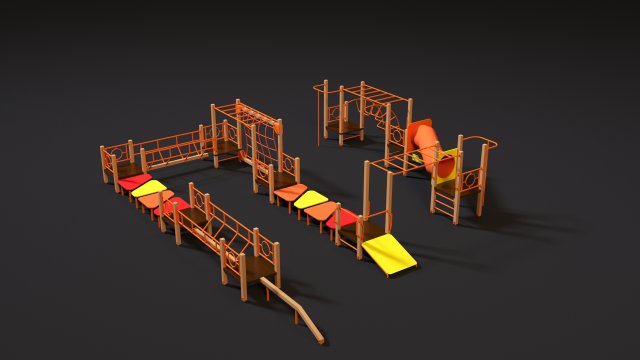 sports complex 29 Model 3D .c4d .max .obj .3ds .fbx .stl .blend 