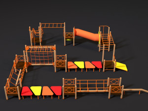 sports complex 29 Model 3D