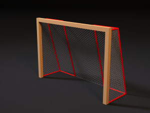 football goal Model 3D