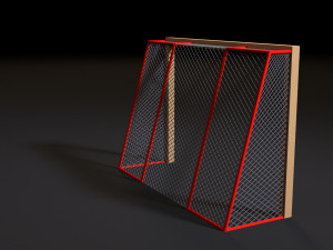 football goal 3D 모델