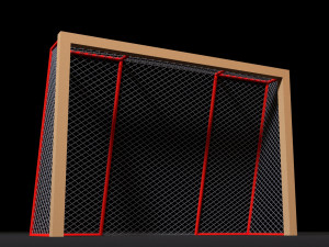 football goal 3D 모델